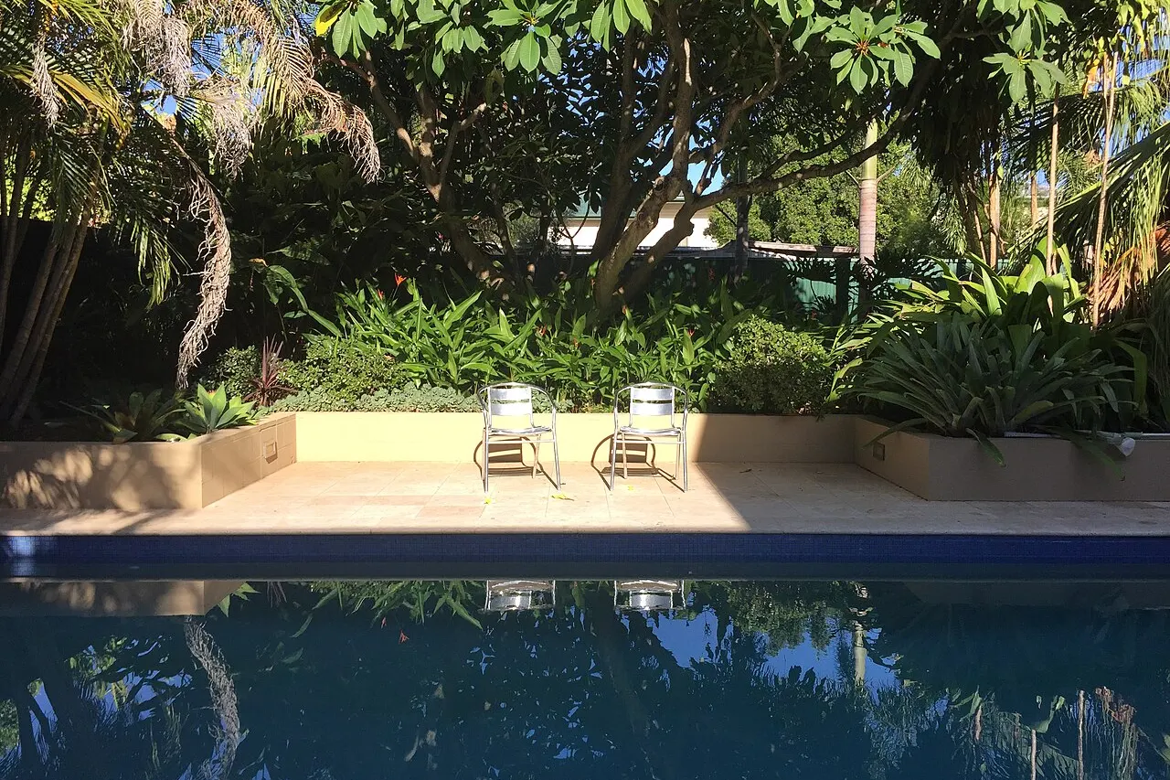 Stock photo of a pool project of the kind Regal Pools takes on in Tomball
