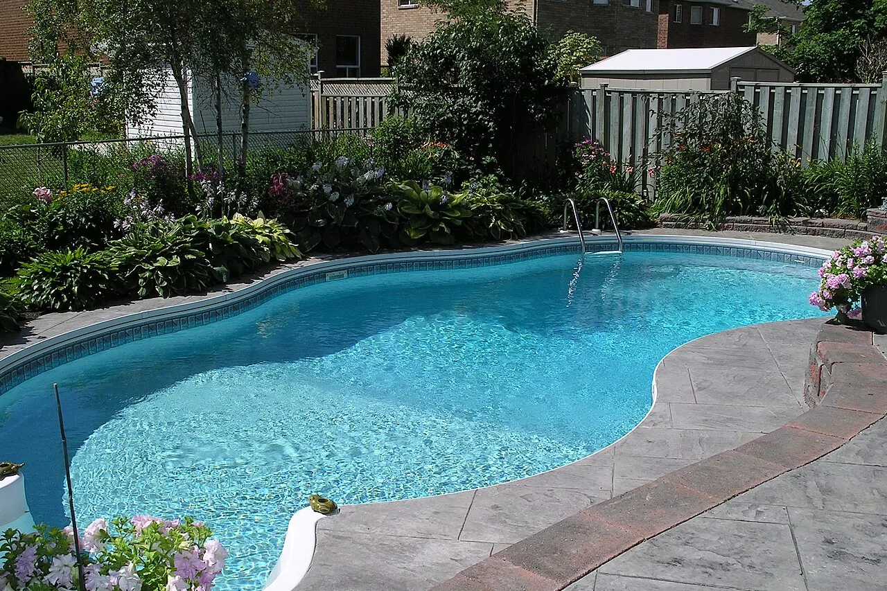 Stock photo of a pool project of the kind Austin Pool Builders takes on in Austin