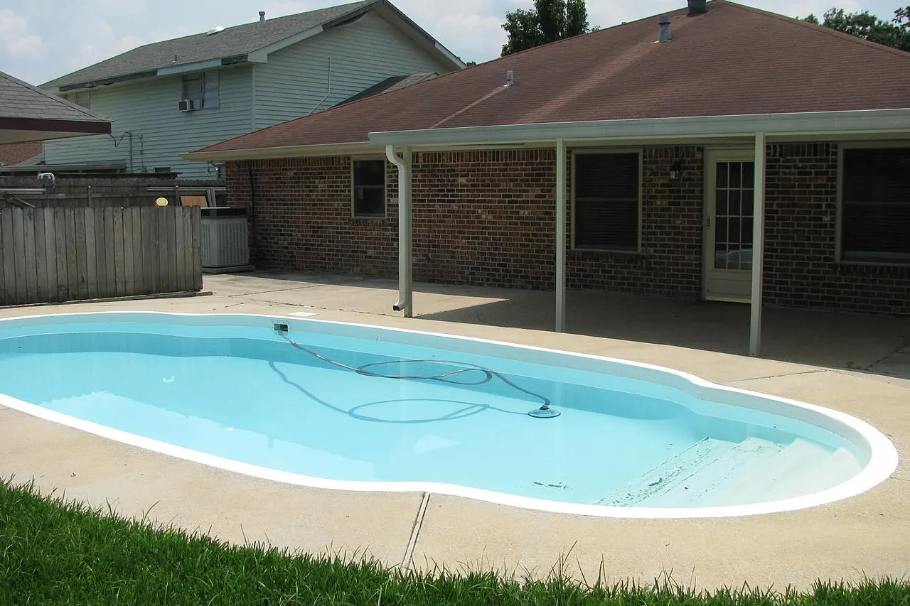 Stock photo of a pool project of the kind Infinity Pools takes on in Bulverde