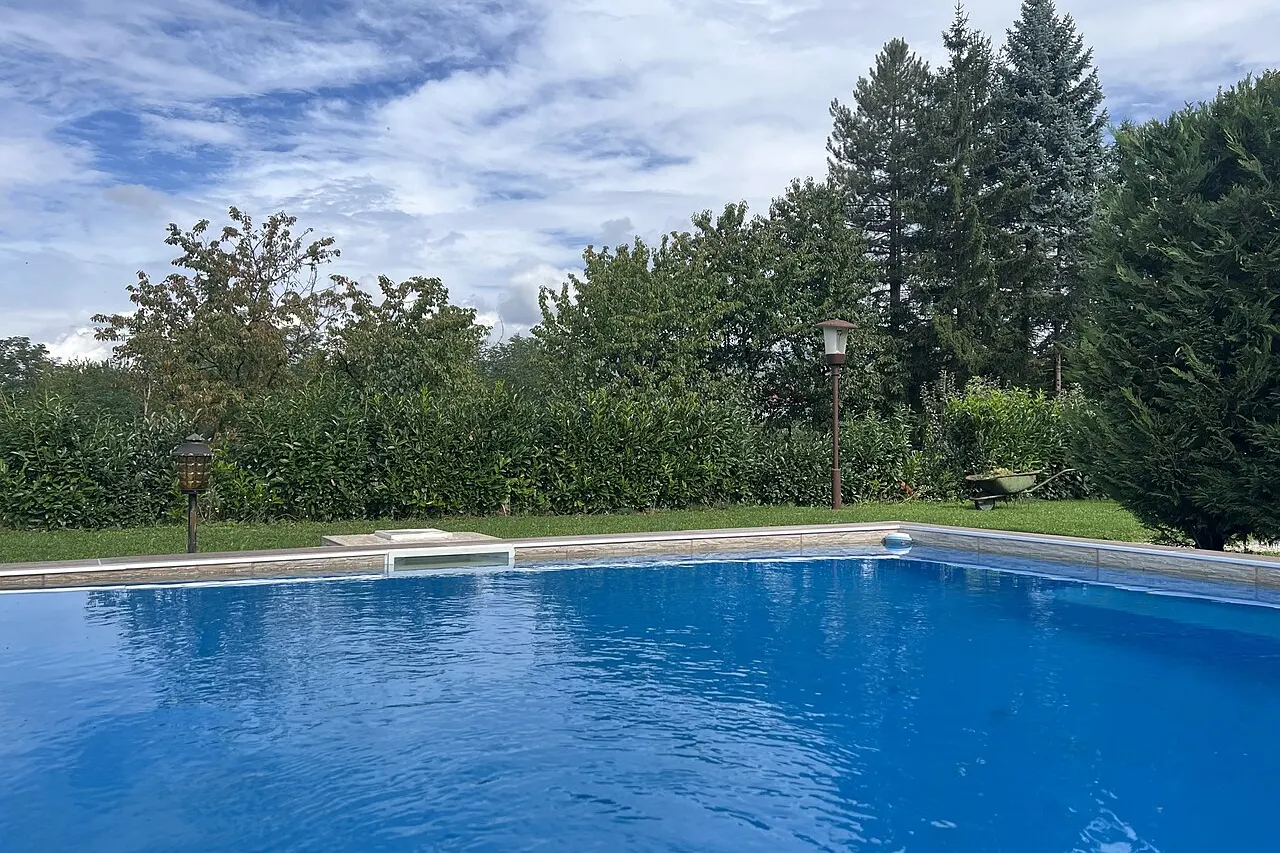 Stock photo of a pool project of the kind Progressive Pool Systems takes on in El Paso