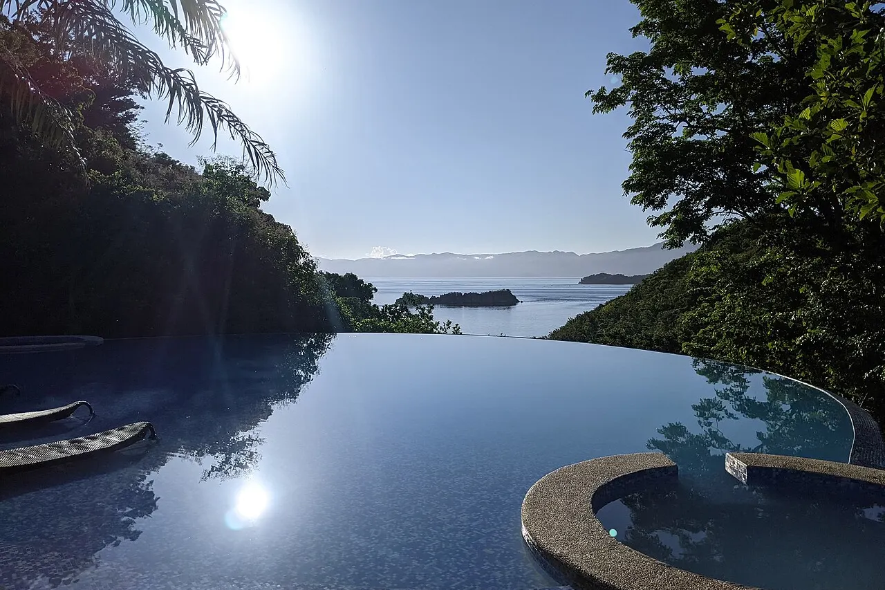 Stock photo of a pool project of the kind R Pools takes on in Spring