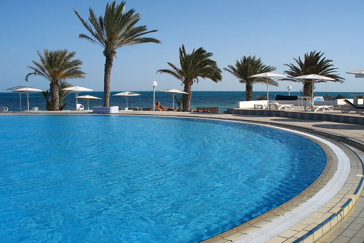 Stock photo of a pool project of the kind Baird Pools takes on in Buda