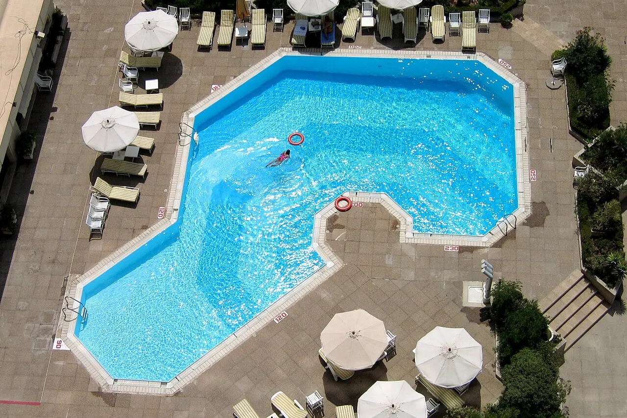 Stock photo of a pool project of the kind My Pool Center takes on in Spring