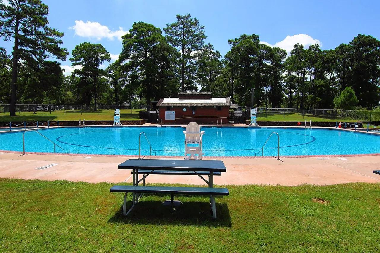 Stock photo of a pool project of the kind Pool Master takes on in Plano